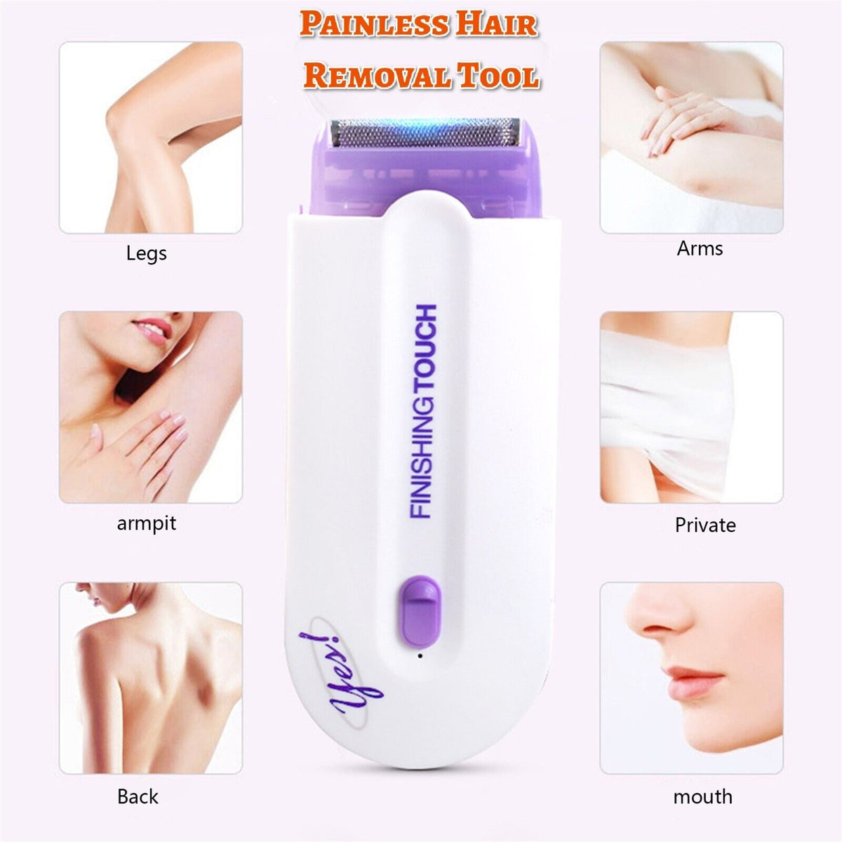 Silky Smooth Hair Eraser, Painless Hair Removal