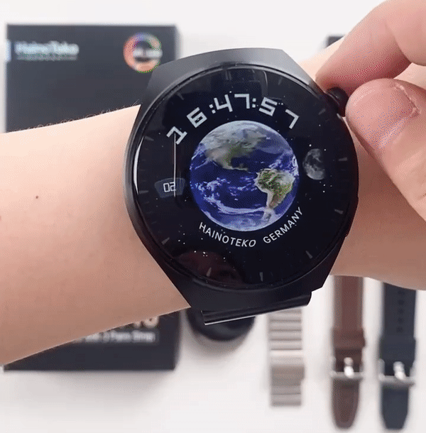 Haino Teko ® Germany RW-32 AMOLED Display Smart Watch with 3 Strap| Be Stylish with Quality Smart Watch